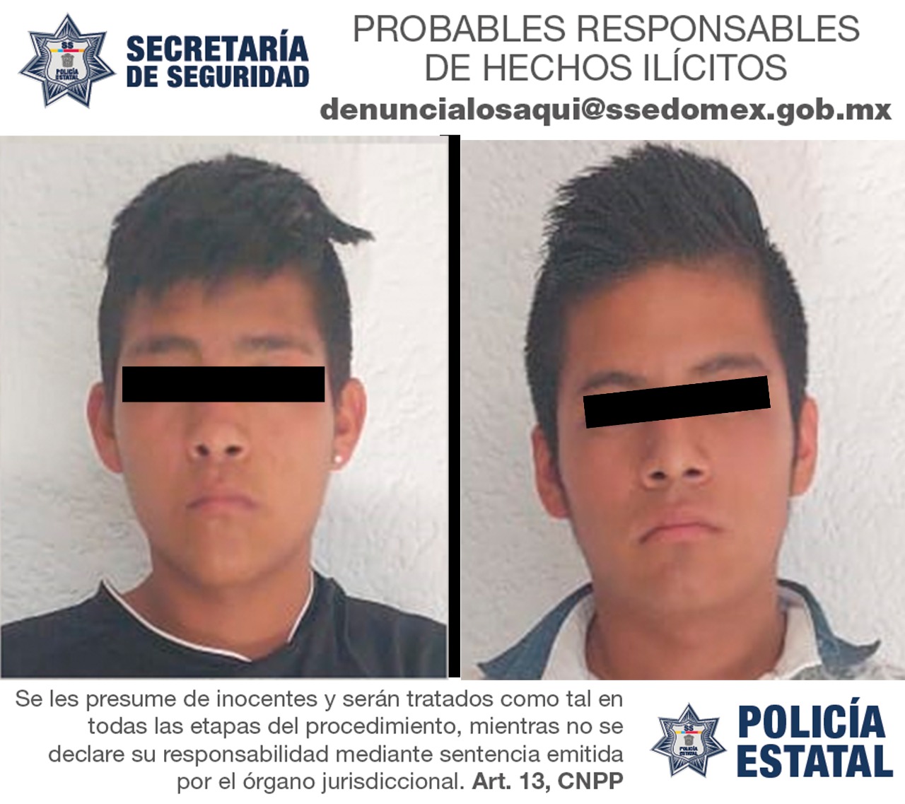 Detienen A Dos Hombres Por Su Probable Participaci N En Delitos Contra