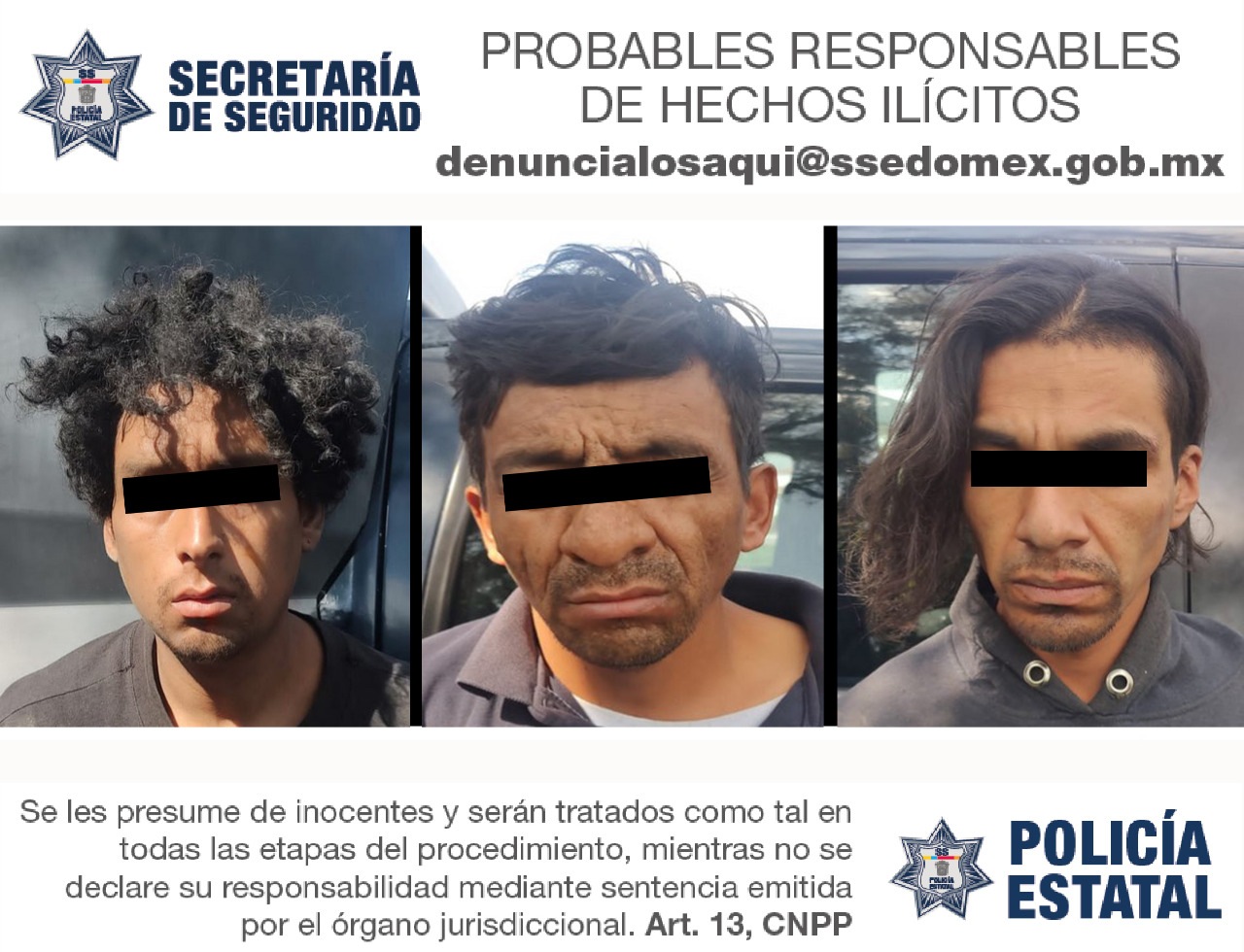 Detienen A Tres Probables Implicados En Los Delitos De Robo En Tienda