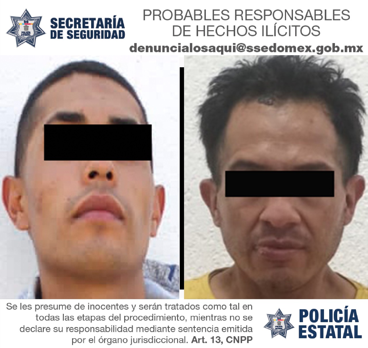 Detienen A Dos Posibles Responsables Del Delito De Robo Con Violencia