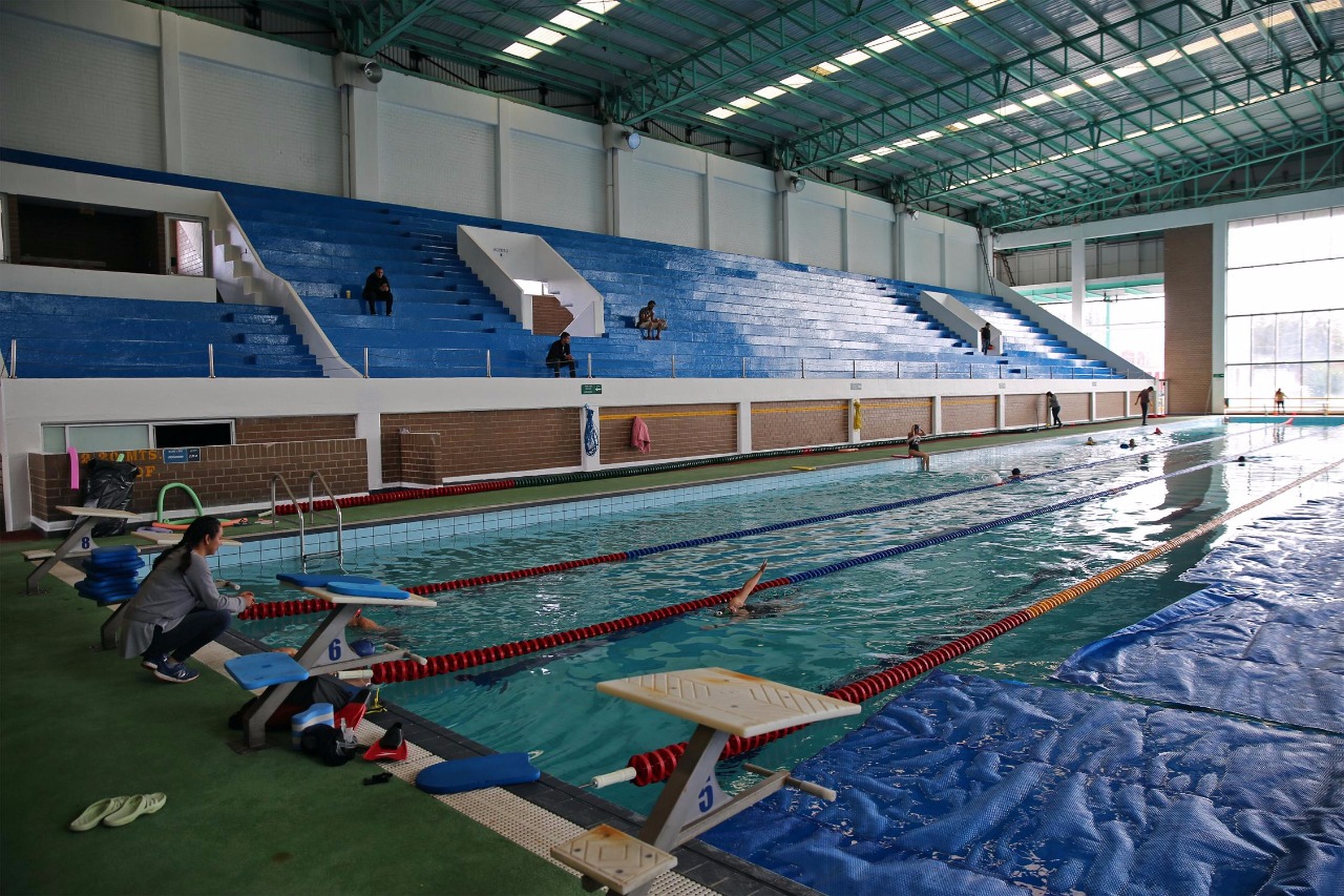 Alberca Olímpica de Zinacantepec reinicia sus actividades