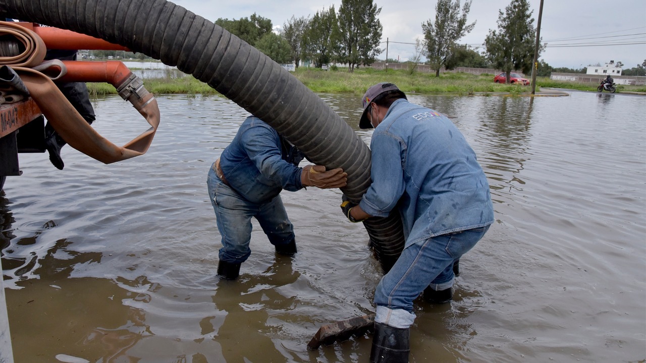 32 municipios mexiquenses con riesgos en época de lluvias