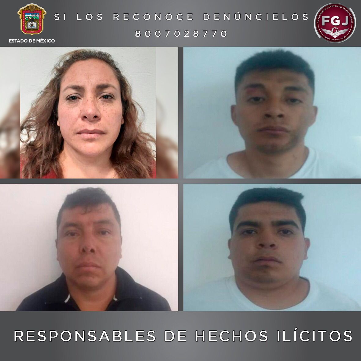 Logran Condena De 50 Años De Prisión A Cuatro Secuestradores En Ixtapaluca