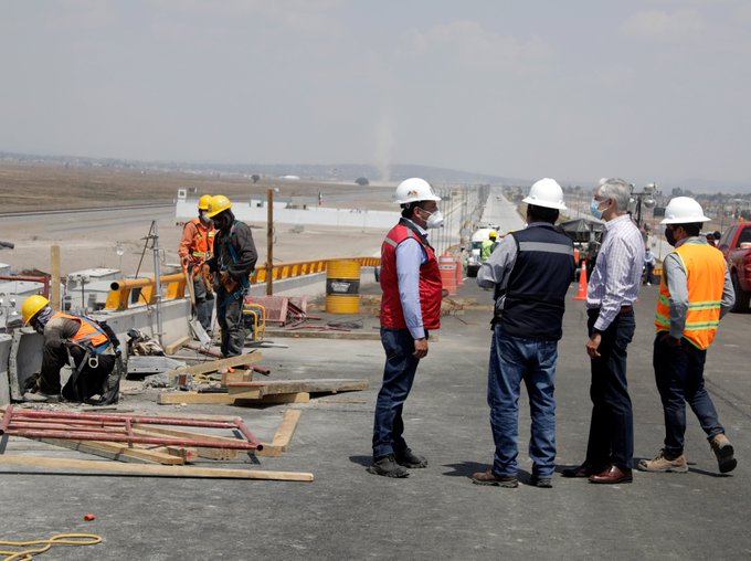 Supervisó Del Mazo obra en Nextlalpan