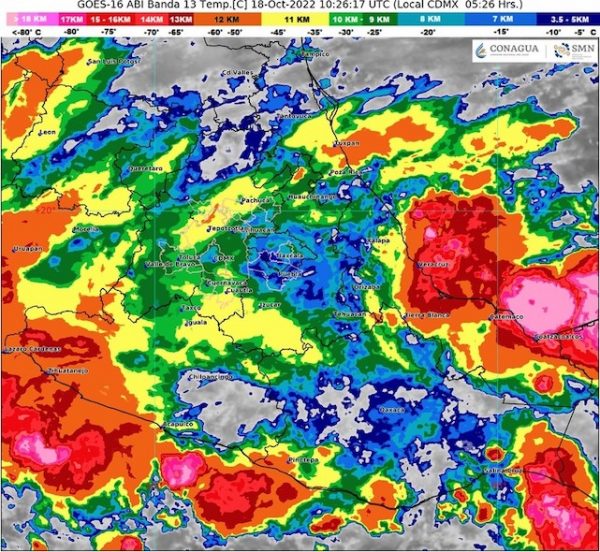 clima Toluca imagen satelite