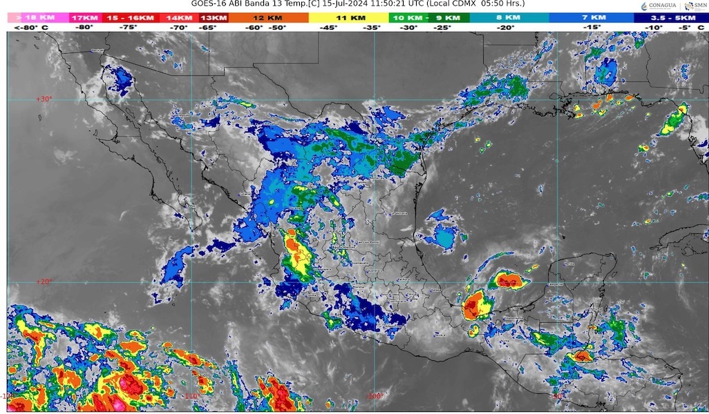 70% de probabilidad de lluvias este lunes en el valle de Toluca