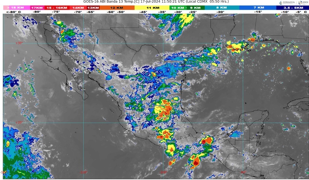 70% de probabilidad de lluvias hoy en Toluca