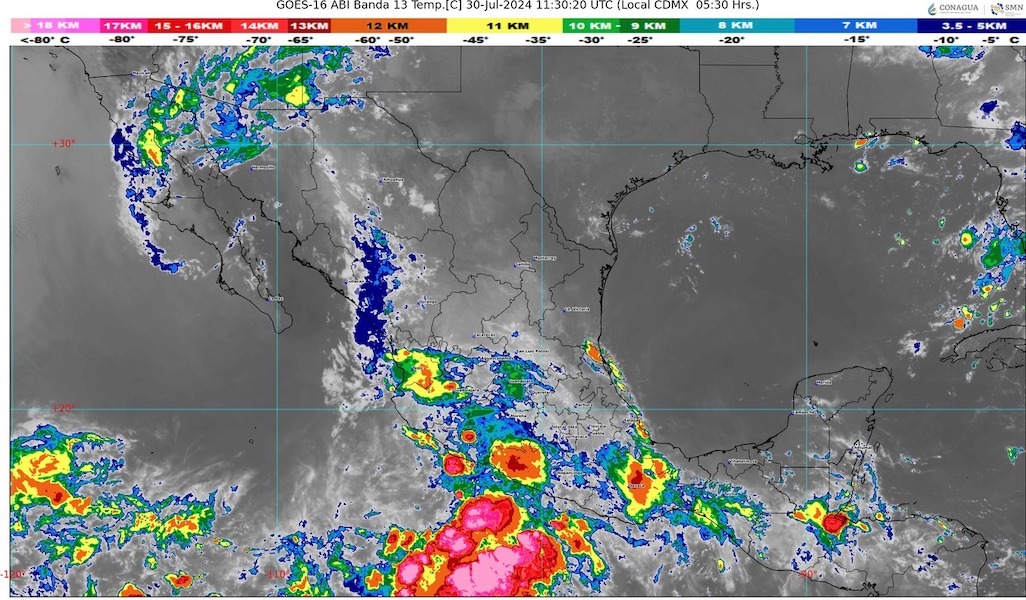 Cielo nublado, con tormentas por la tarde, pronóstico para Toluca