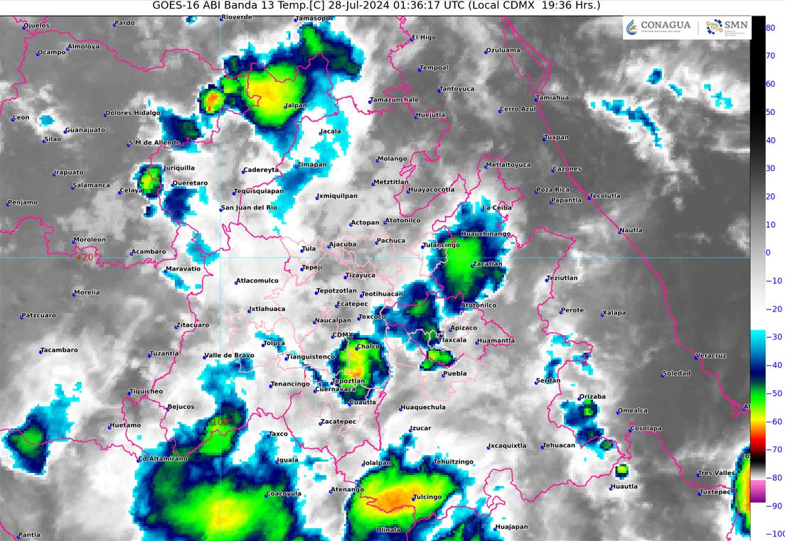 Pronostican lluvias fuertes en zonas altas del Edoméx