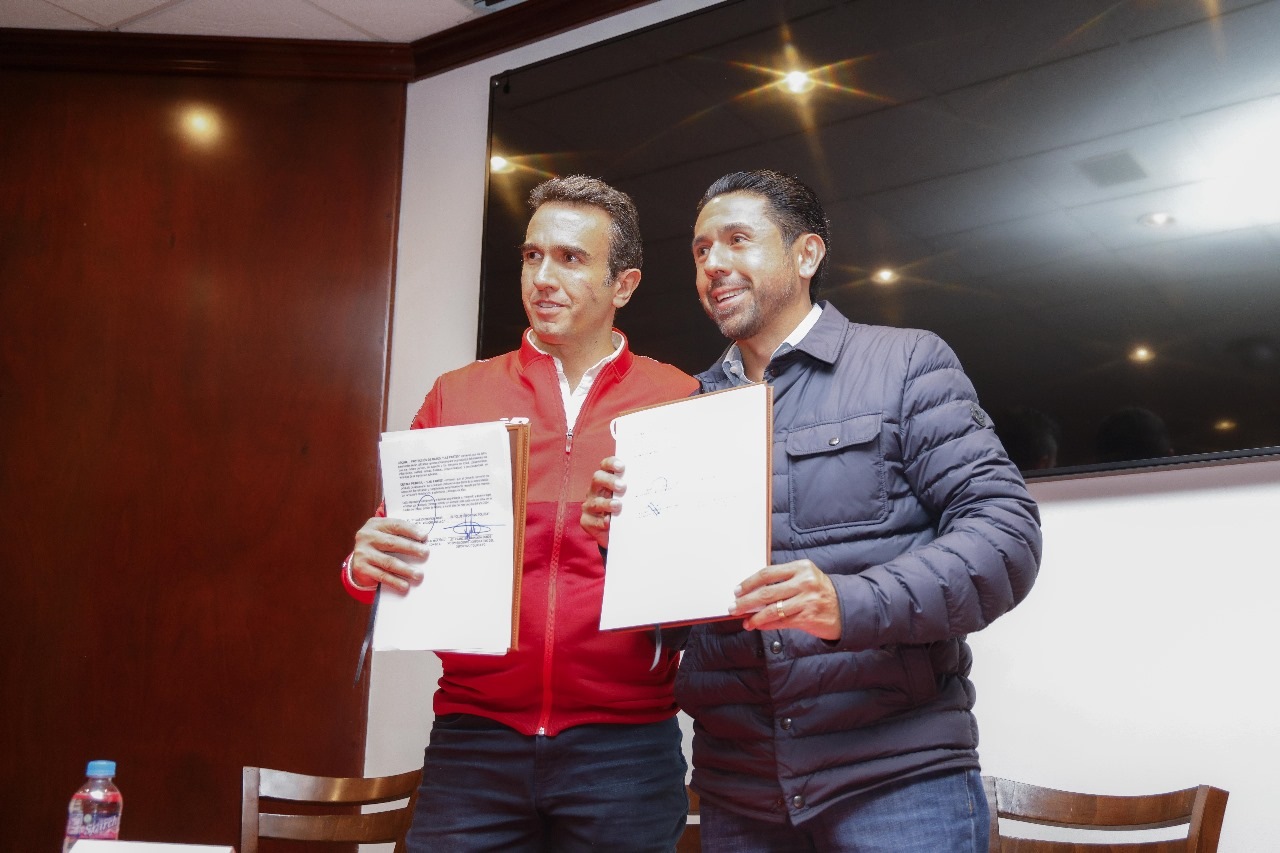 Deportivo Toluca y CONCAEM firman alianza para desarrollar programa de platicas motivacionales 