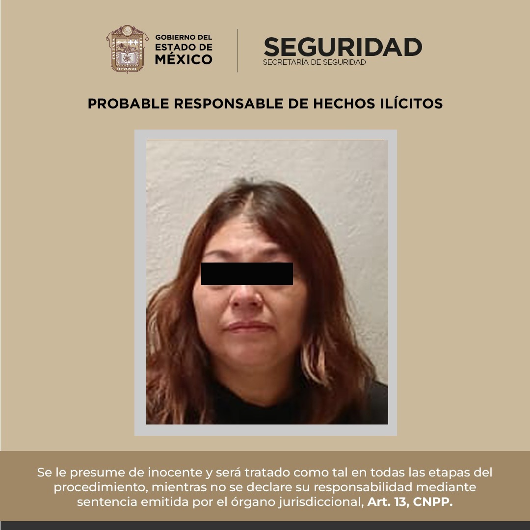 Detienen a probable implicada en robo de vehículo