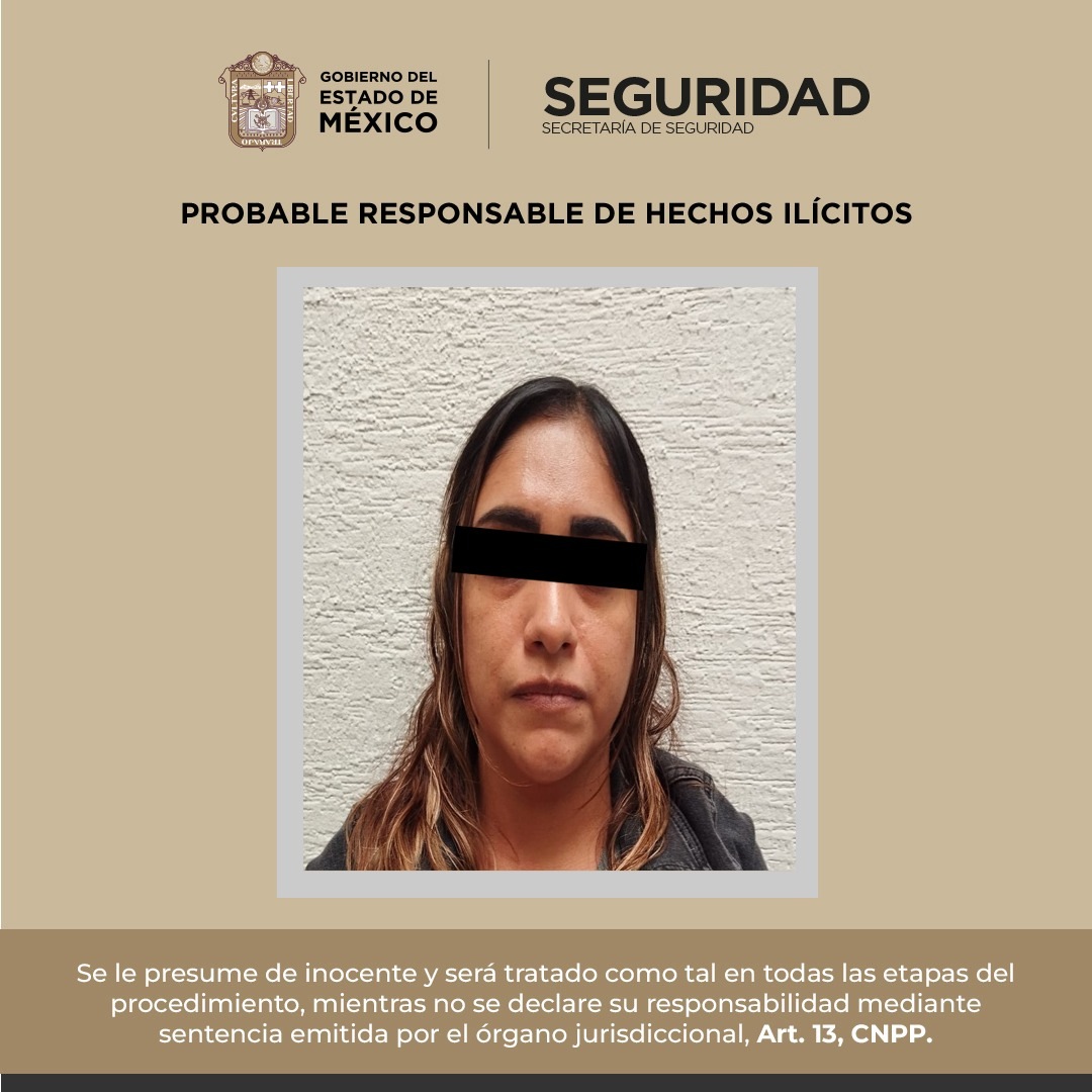 Detienen a probable implicada en violación a una menor de edad en Tultitlán