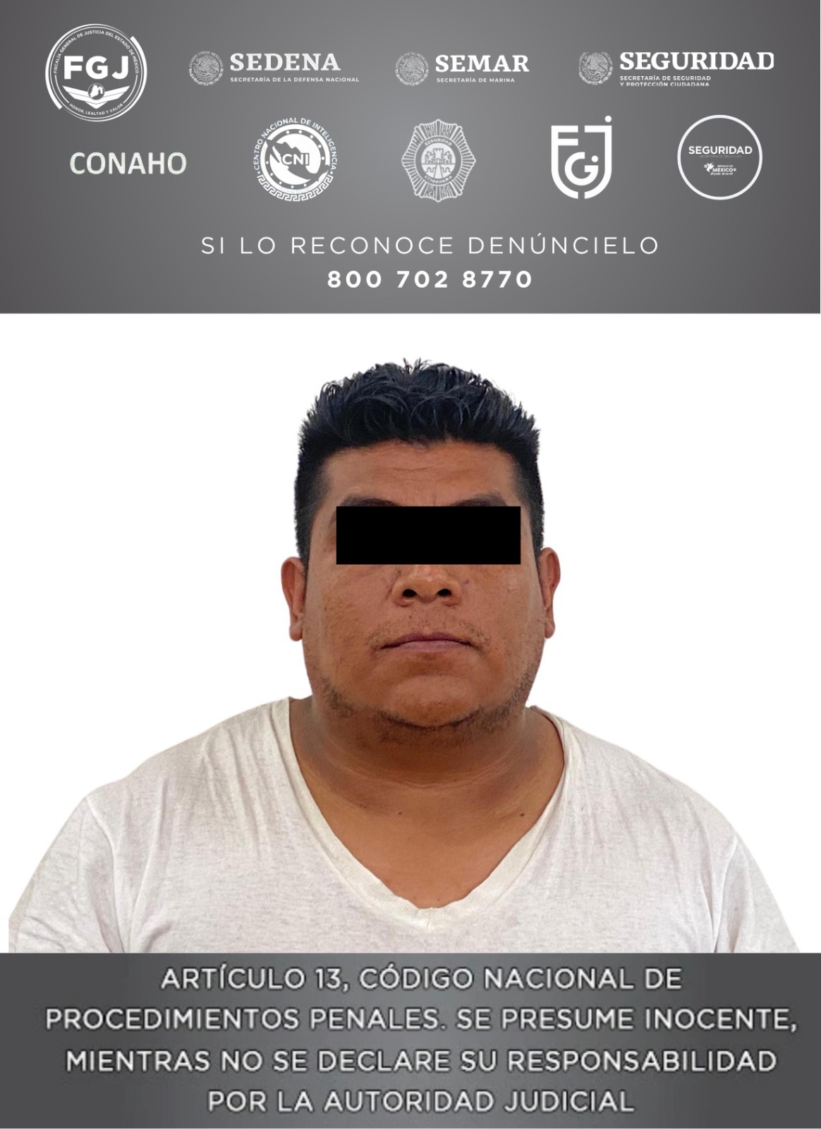 Aprehenden a dos posibles implicados en homicidio del coordinador de Unidad Táctica de la SSC CDMX