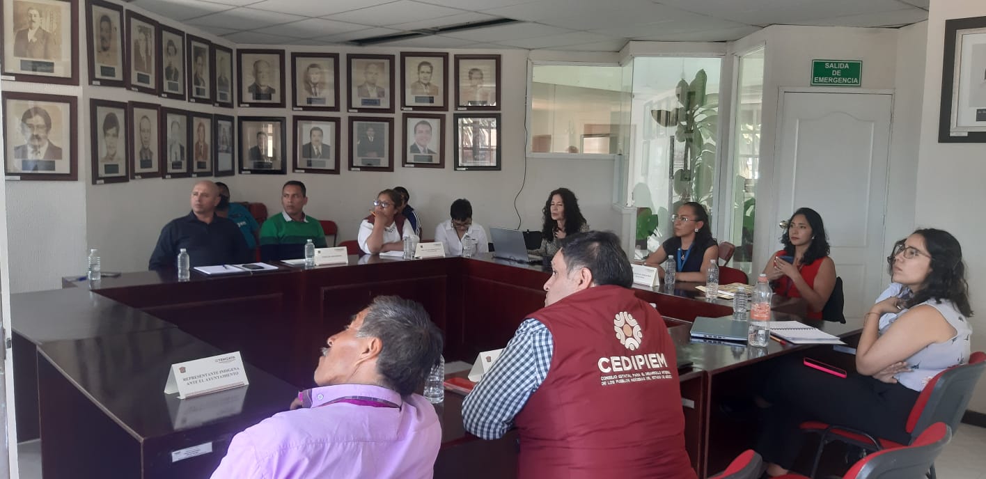 Dialogan GEM y representantes de pueblos originarios sobre proyectos para el desarrollo integral de sus comunidades