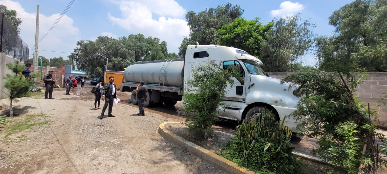 Combaten “huachicoleo del agua” en Acolman