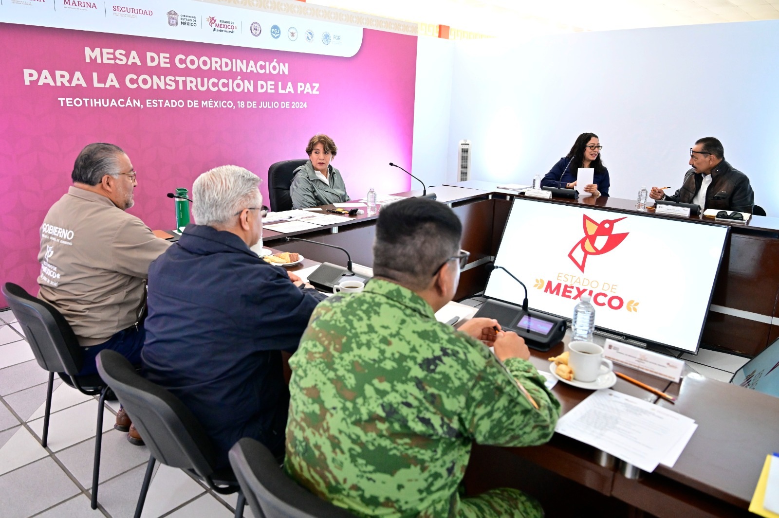 Delfina Gómez instala Mesa de Coordinación para la Construcción de la Paz en Teotihuacán