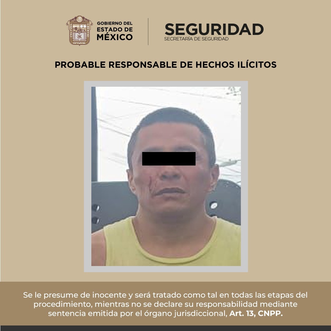 SS detiene a responsable del delito de lesiones en agravio de tres mujeres