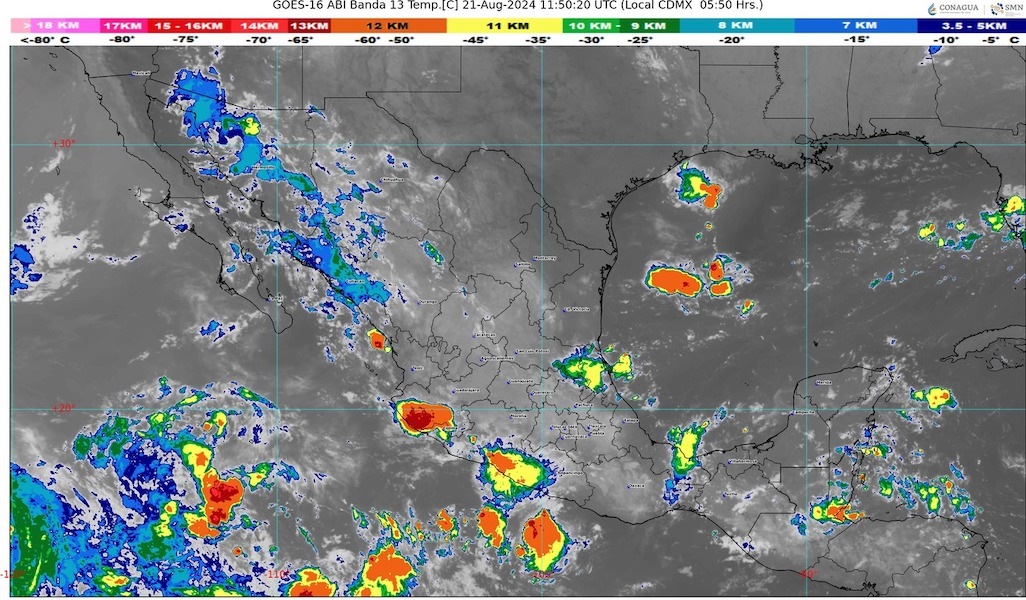 80% de probabilidad de lluvias en Toluca