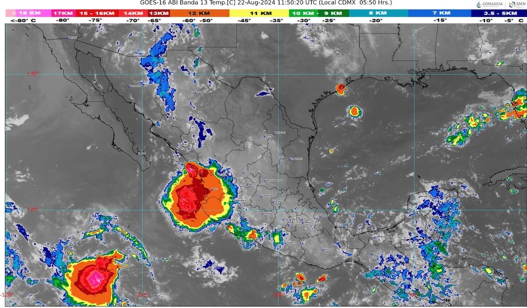 Este jueves 50% de probabilidad de lluvias en Toluca