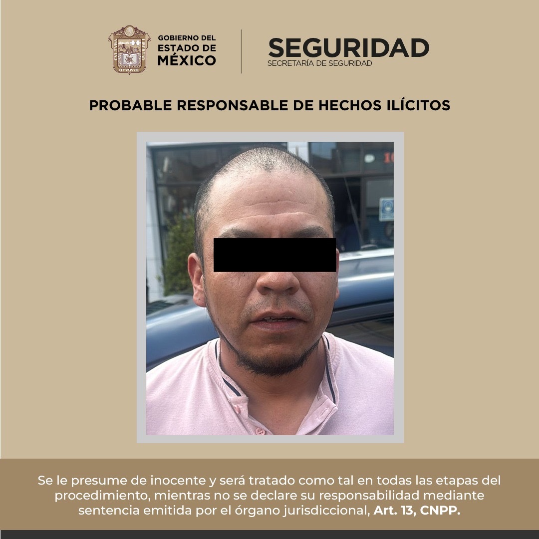 Detienen a presunto responsable del delito de allanamiento 