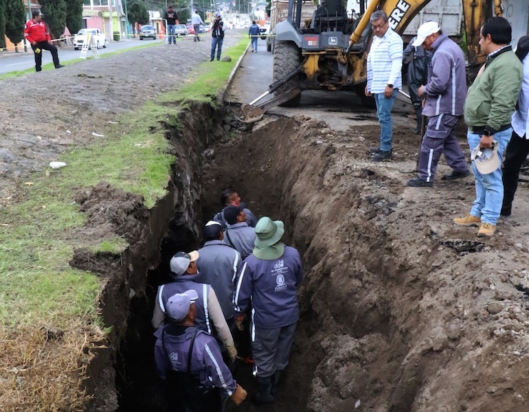 Colapsa pared de la bóveda del río Verdiguel