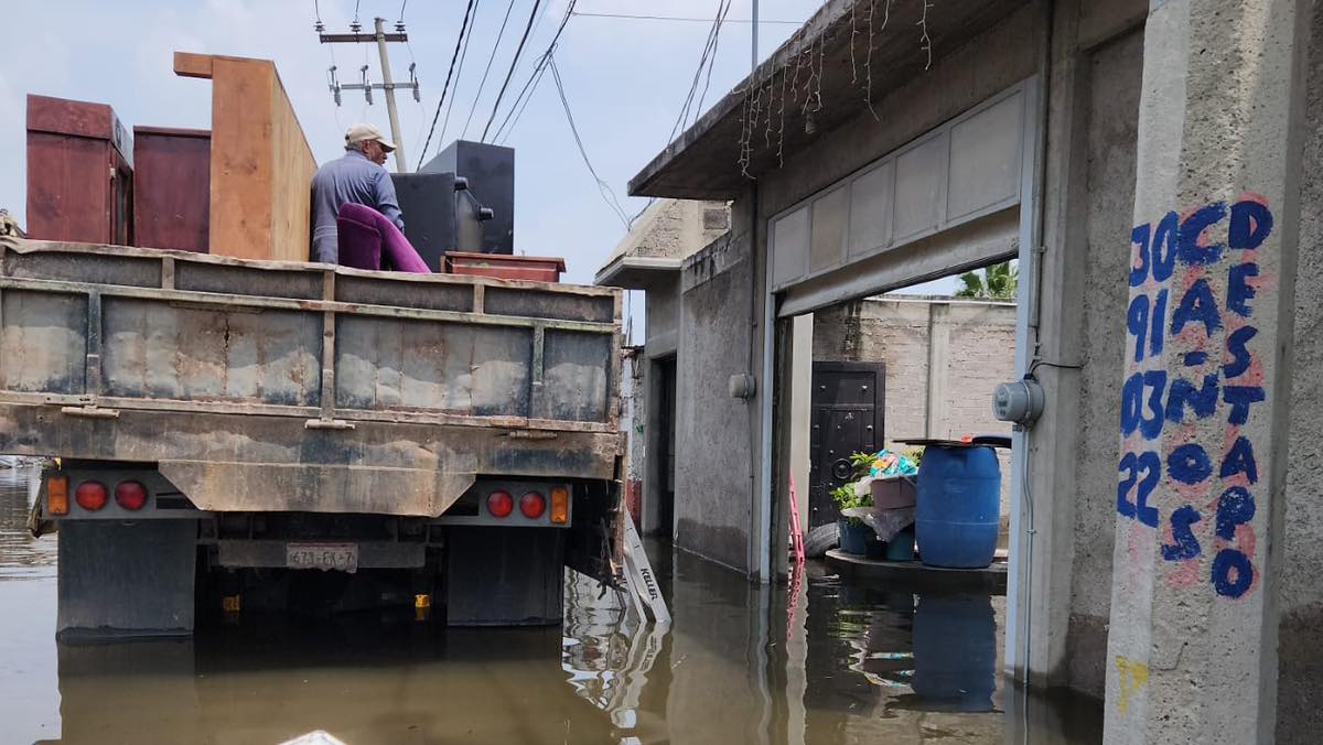 Chalco en colapso por inundaciones: Anaís Burgos