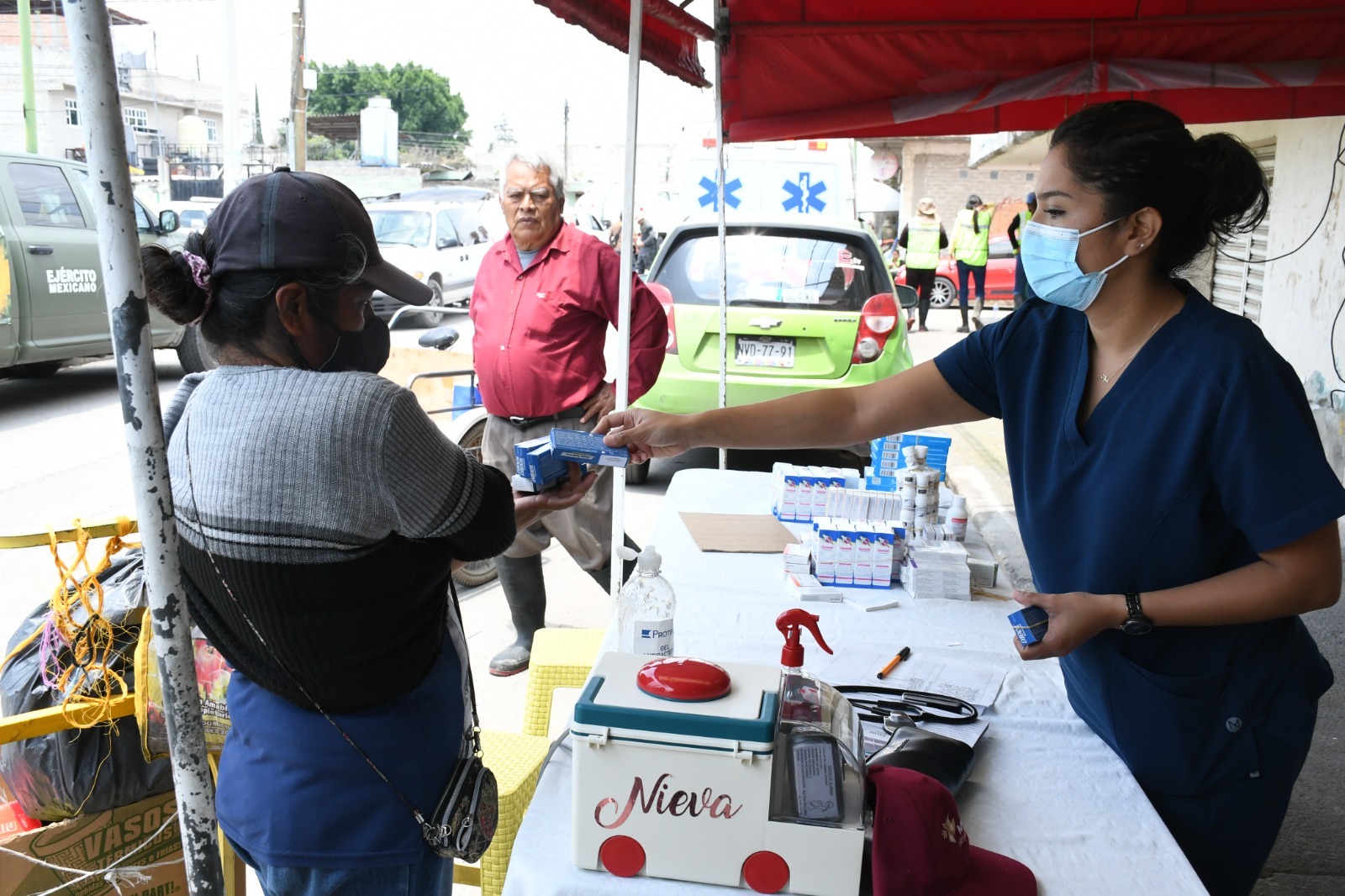 Mantiene Secretaría de Salud atención médica en Chalco por afectaciones por lluvias