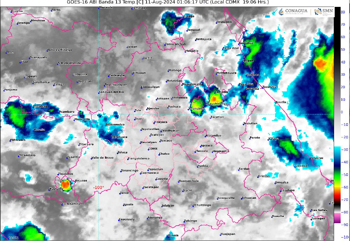 Pronostican temperaturas frescas y lluvias puntuales por la tarde en el Valle de Toluca