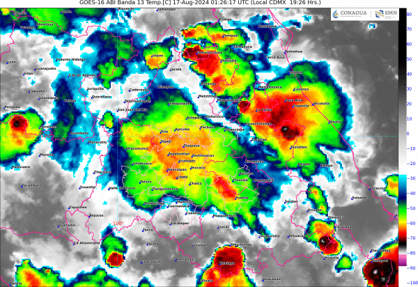 Se pronostican lluvias fuertes a puntuales muy fuertes en el valle de México