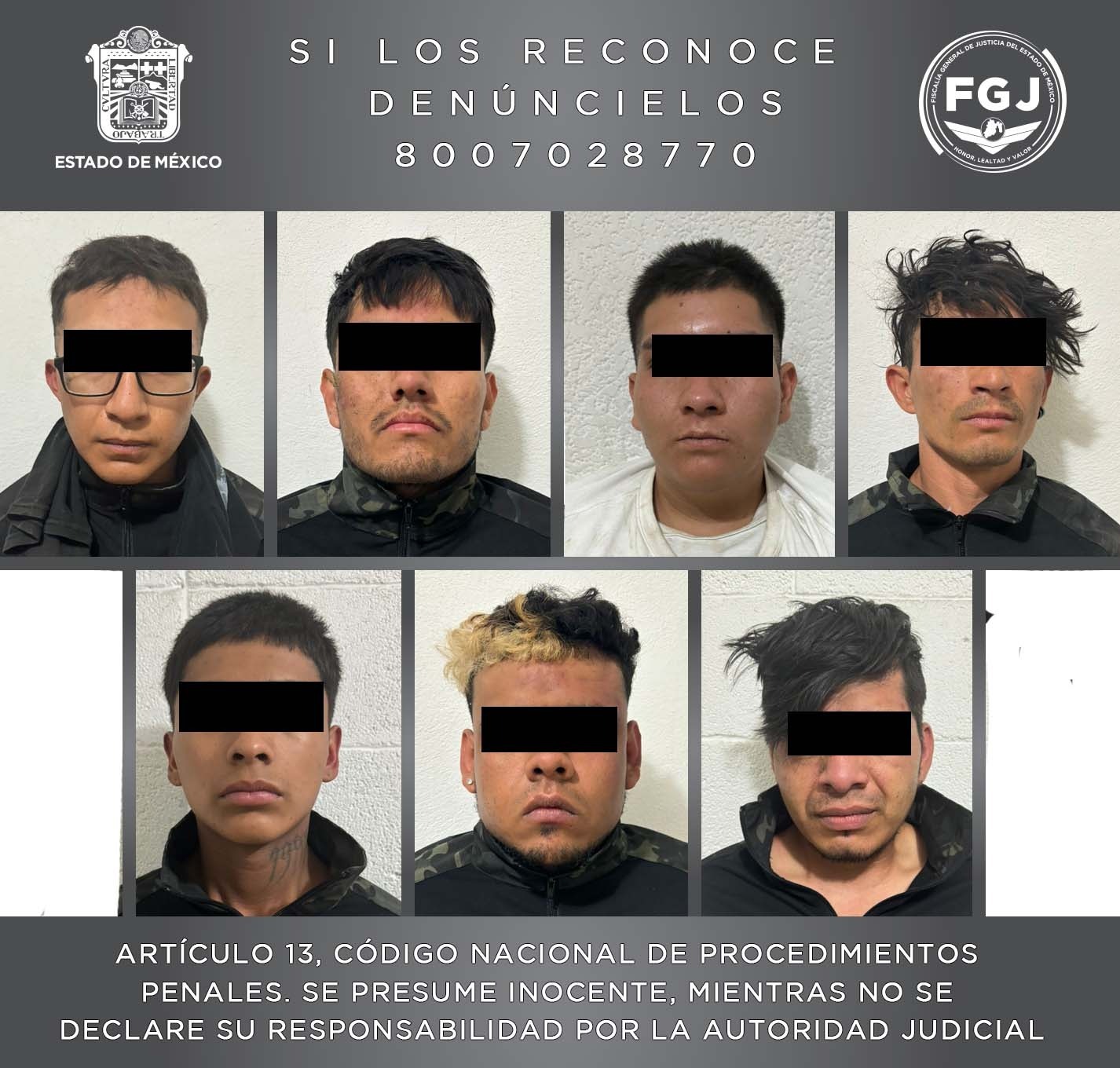 Detienen a presuntos integrantes de grupo delictivo acusado de secuestro en Ocuilan