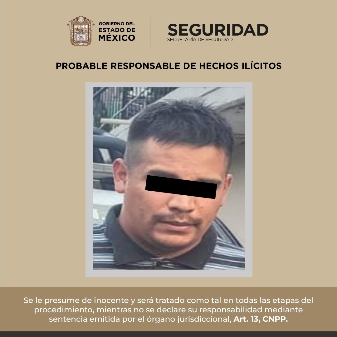 Autoridades logran detener a involucrado en delitos contra la salud y uso de documentos falsos en Naucalpan