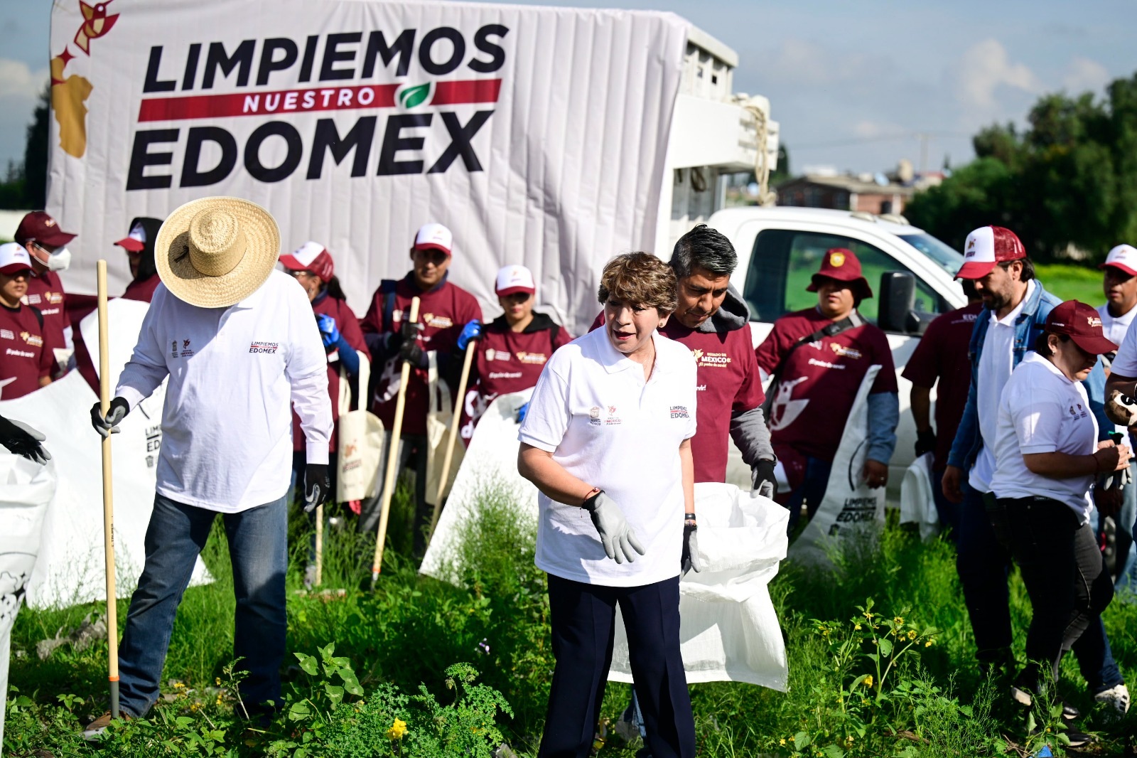 Arranca Delfina Gómez exitosa campaña “Limpiemos Edoméx” de manera simultánea en los 125 municipios