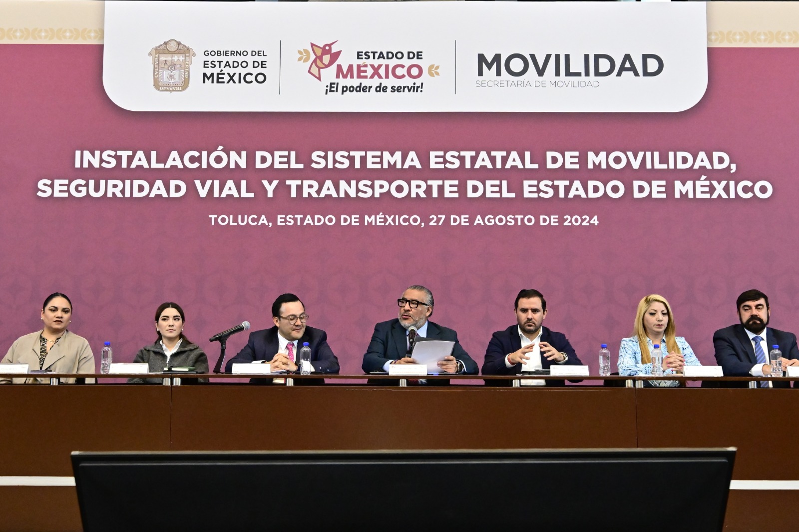 Instala Edoméx nuevo Sistema Estatal de Movilidad, Seguridad Vial y Transporte