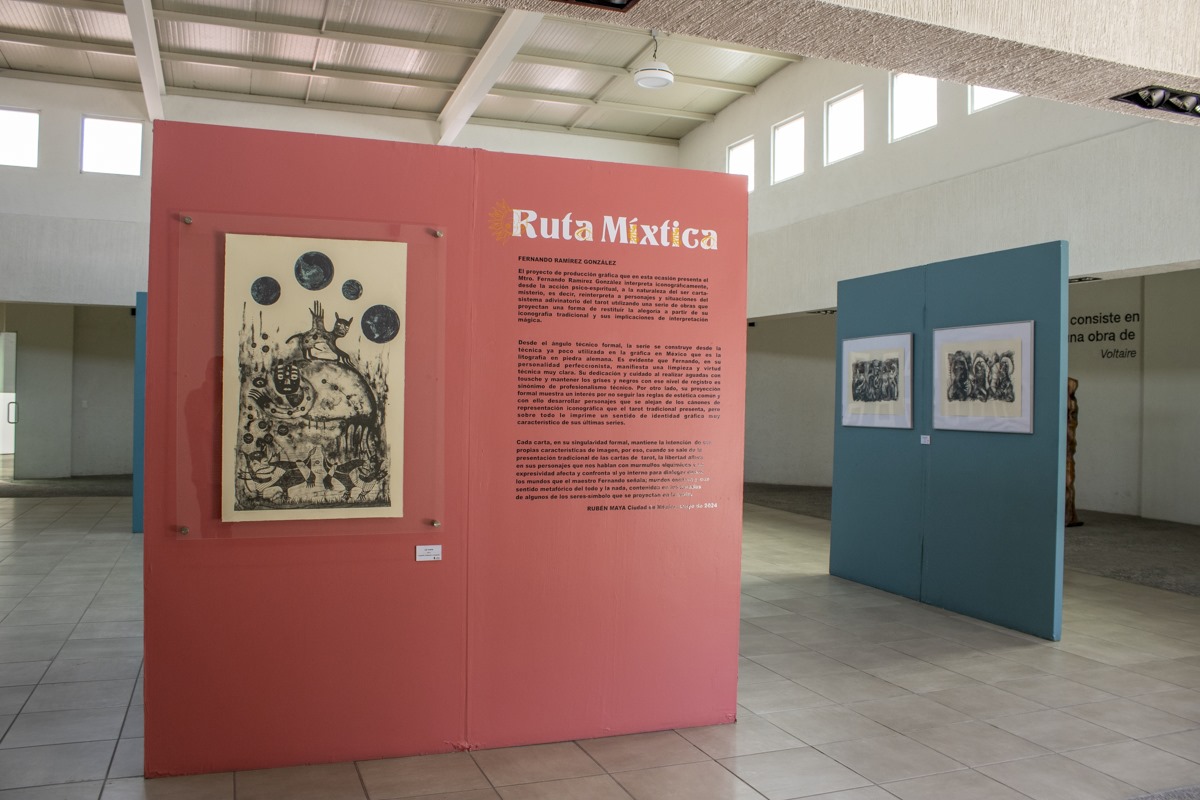 Exhiben 39 litografías en “Ruta Míxtica” dentro del Centro Regional y Recreativo de Ecatepec