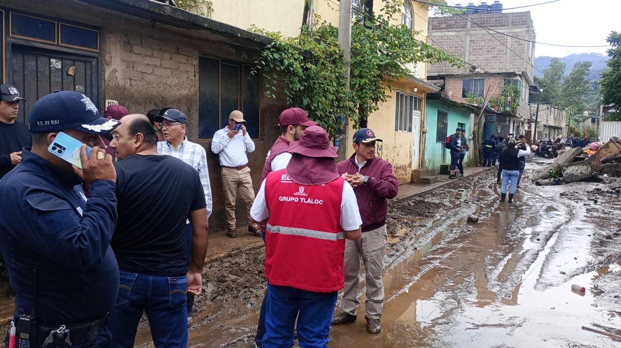 GEM da atención inmediata a las familias afectadas por lluvias en Tejupilco