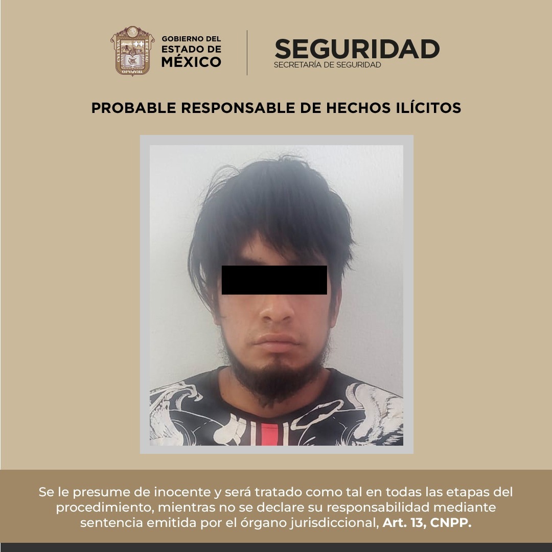 Detienen en Amanalco a probable responsable del delito de robo con violencia de vehículo