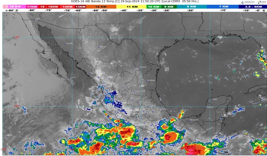 Toluca tendrá cielo medio nublado, con probabilidad de tormentas