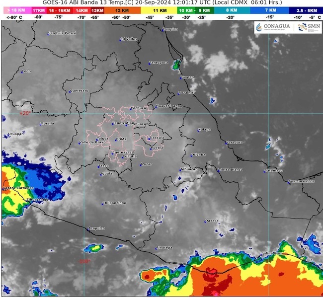 Clima templado a cálido, pronóstico para Toluca