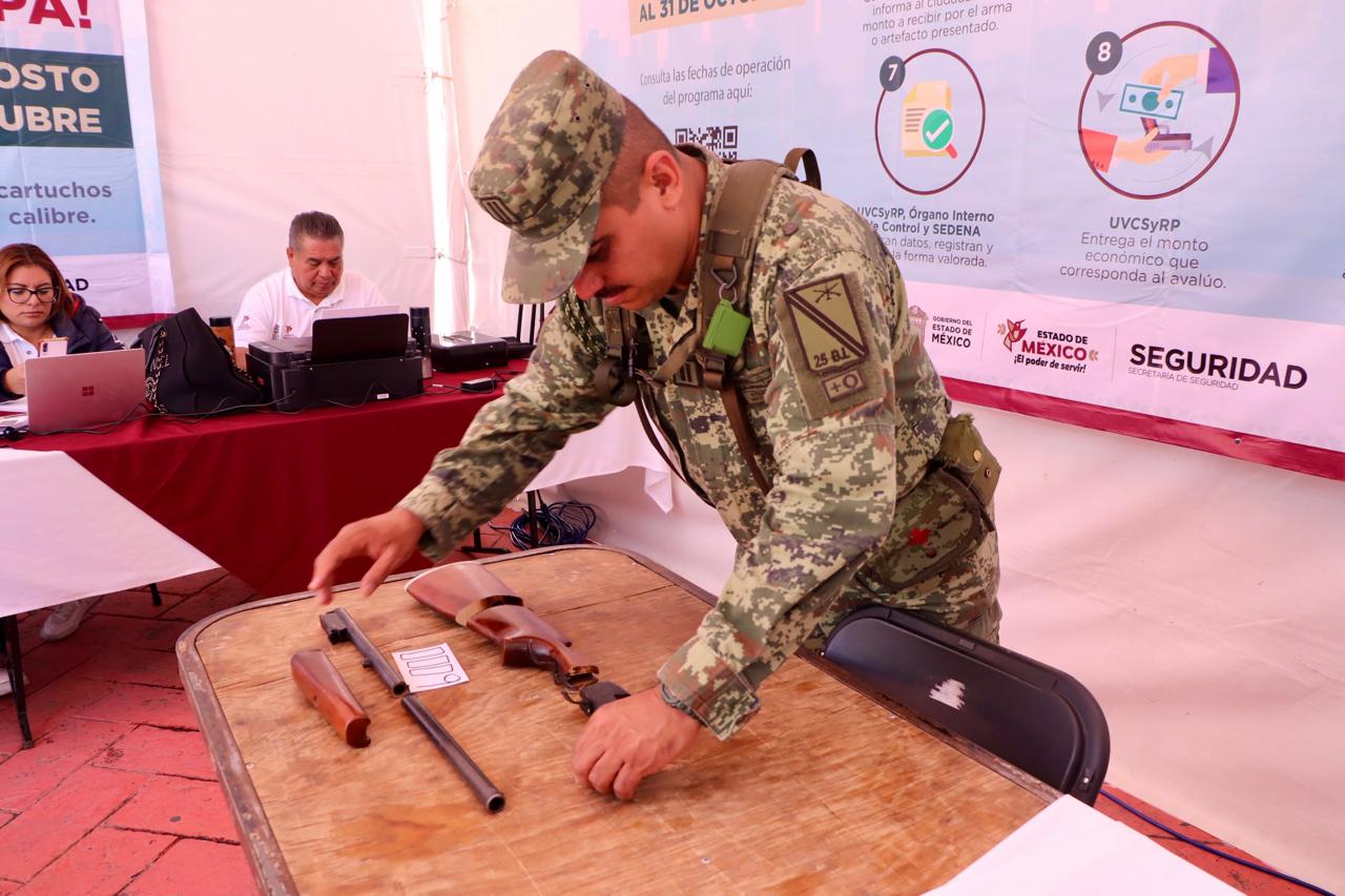 Realizan con éxito tercera jornada del programa “Canje de Armas 2024”