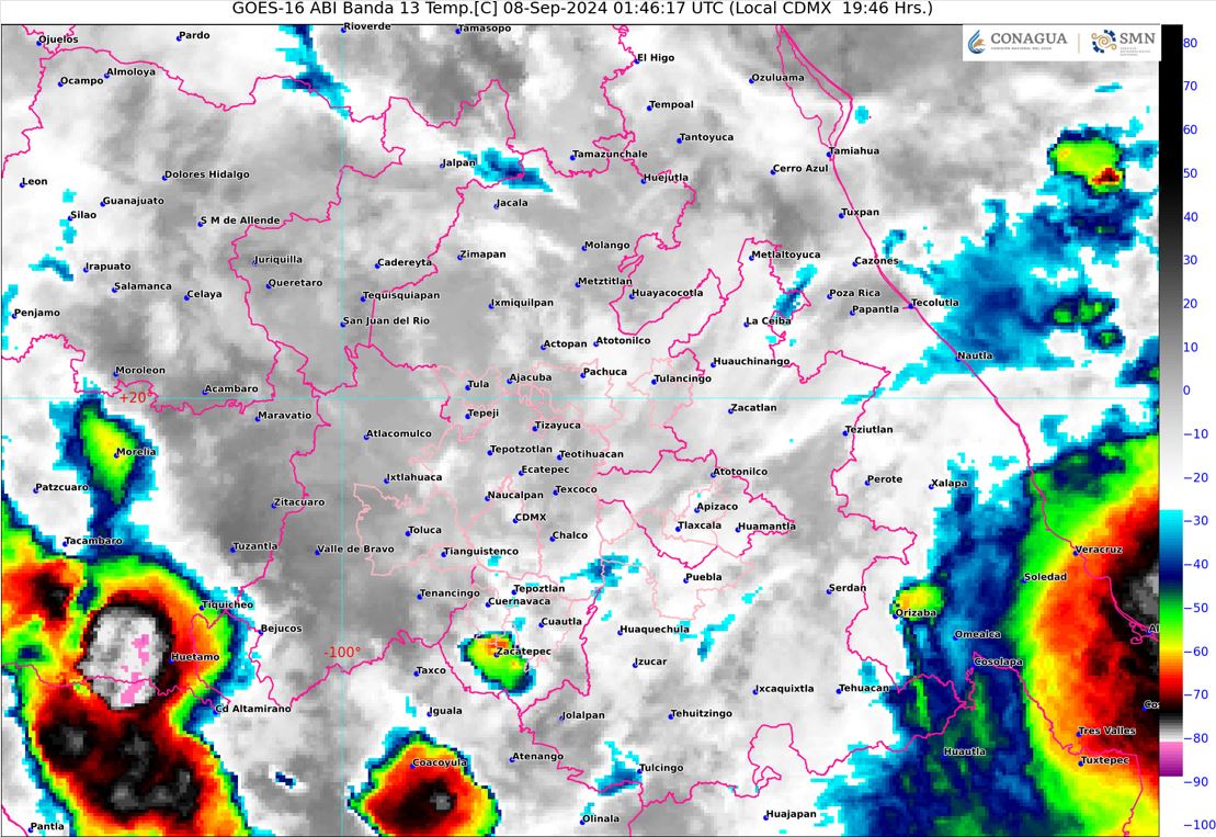 Se pronostica cielo nublado, ambiente templado y lluvias puntuales en el Valle de México