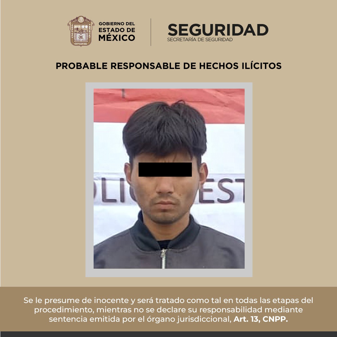 Detiene a hombre por posible portación de arma prohibida