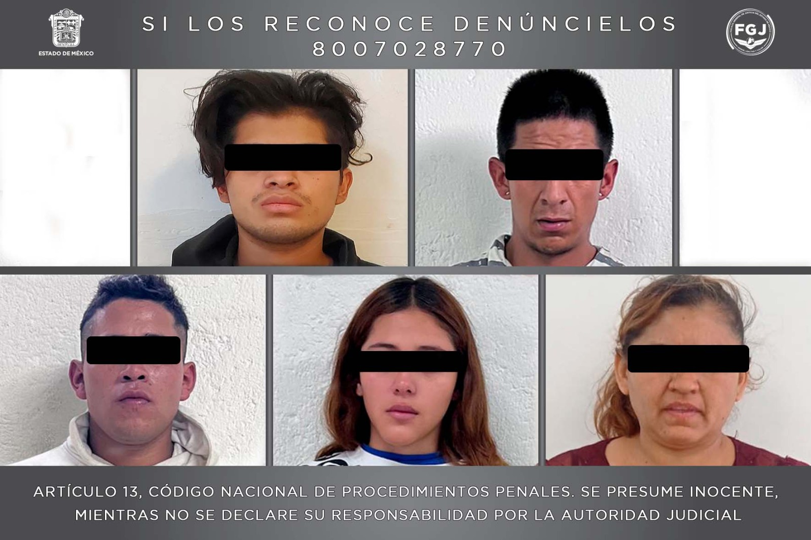 Detienen a sujetos por robo de vehículo y robo equiparado en el Valle de México