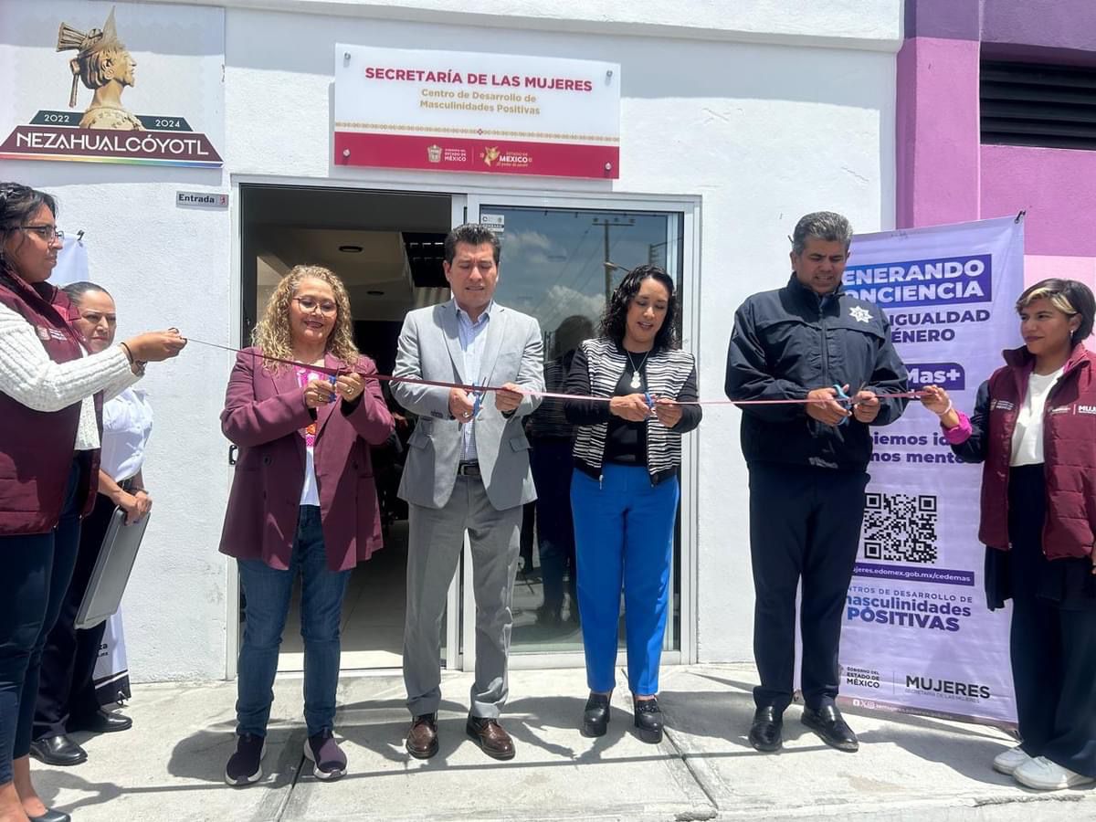 Inaugura Secretaría de las Mujeres tres Centros de Masculinidades Positivas en el Edomex