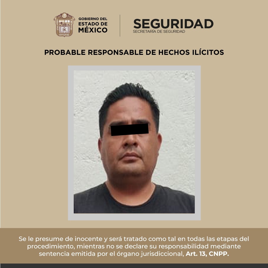 Cumplimentan orden de aprehensión contra responsable de secuestro exprés en Ecatepec